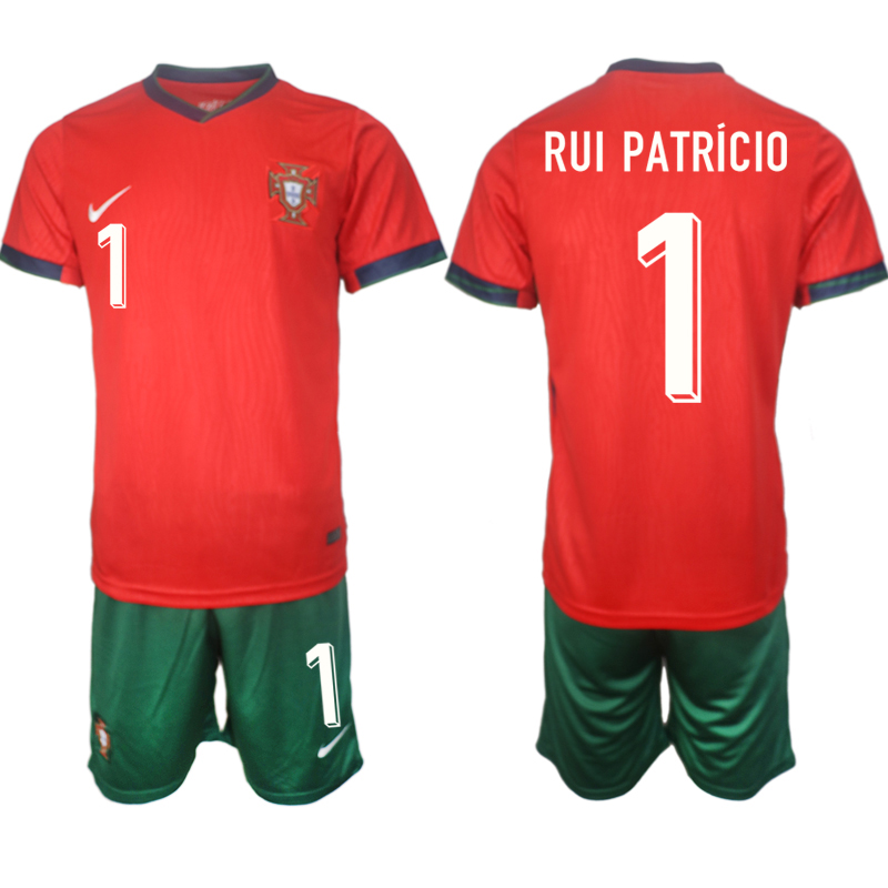 Men's Portugal home 1# RUI PATRICIO 2024-25 Suit Soccer Jerseys