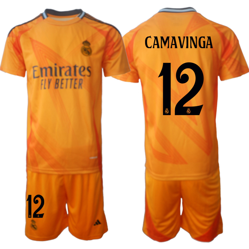 Men's Real Madrid away 12# CAMAVINGA 2024-25 Suit Soccer Jerseys