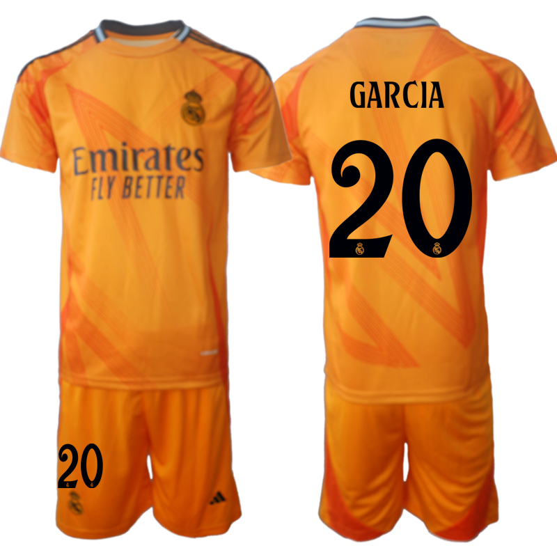 Men's Real Madrid away 20# GARCIA 2024-25 Suit Soccer Jerseys