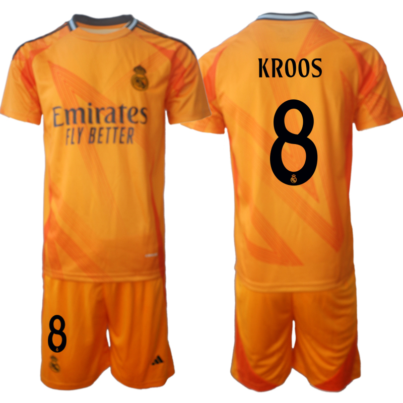 Men's Real Madrid away 8# KPOOS 2024-25 Suit Soccer Jerseys