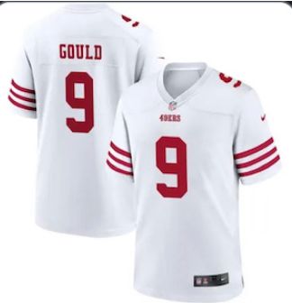 Men's San Francisco 49ers #9 Robbie Gould 2022 New White Vapor Untouchable Limited Stitched Jersey