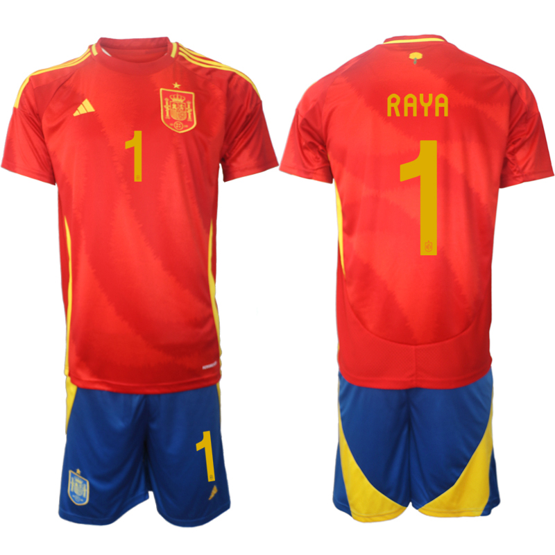 Men's Spain home 1# RAYA 2024-25 Suit Soccer Jerseys