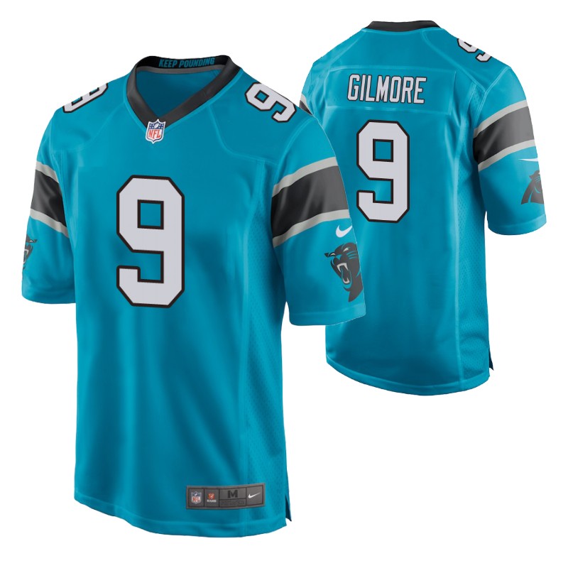 Men's Stephon Gilmore Panthers #9 Game Jersey Blue nike