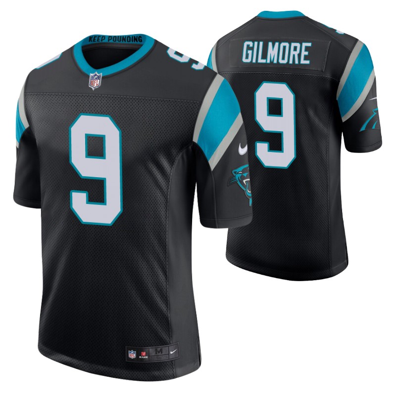 Men's Stephon Gilmore Vapor Limited Panthers #9 Black Jersey