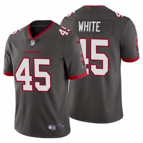 Men's Tampa Bay Buccaneers #45 Devin White 2020 Pewter Jersey