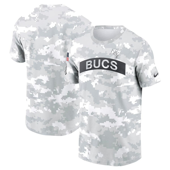 Men's Tampa Bay Buccaneers 2024 Arctic Camo Salute To Service Performance T-Shirt