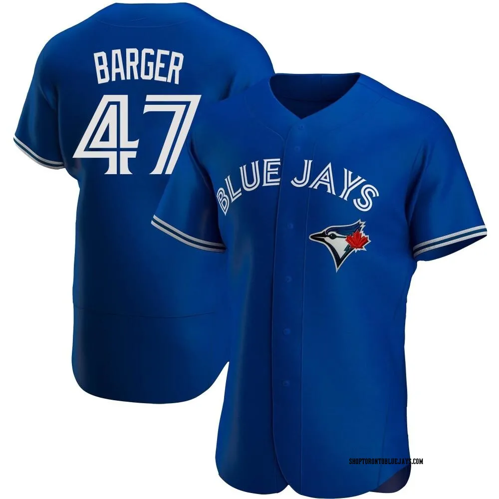 Men's Toronto Blue Jays #47 Addison Barger Blue Stitched MLB Cool Base Nike Jersey