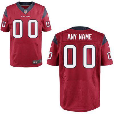 Men's Houston Texans Nike Red Customized 2014 Elite Jersey