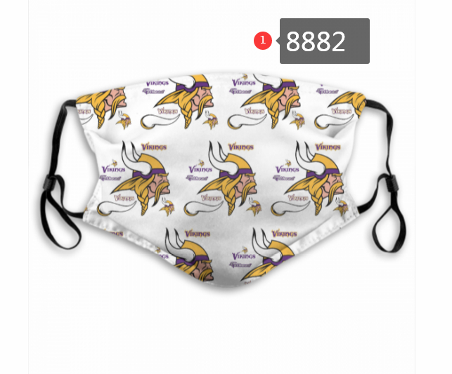 Minnesota-Vikings-Team-Face-Mask-Cover-with-Earloop-8882