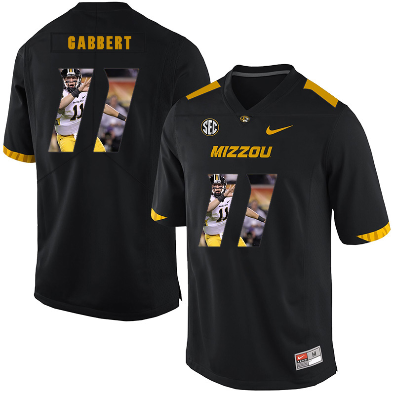 Missouri Tigers 11 Blaine Gabbert Black Nike Fashion College Football Jersey