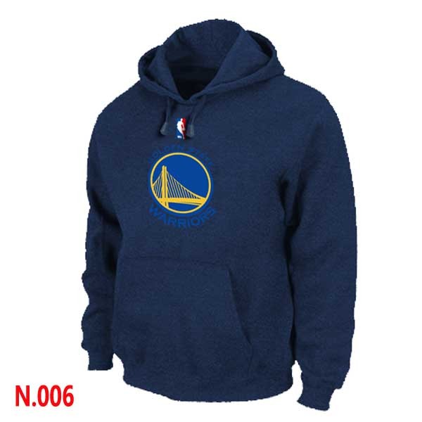 NBA Warriors Pullover Hoodie Navy Blue