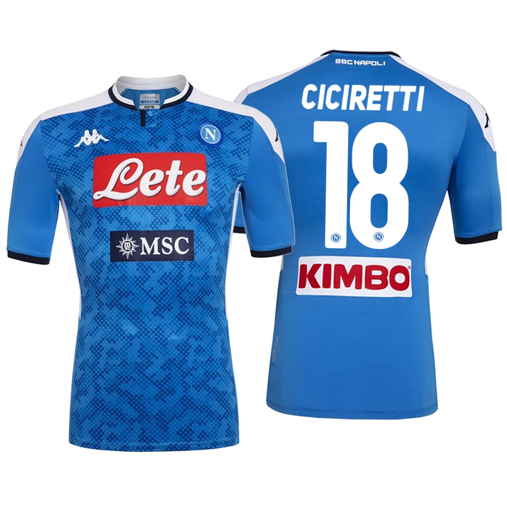 Napoli #18 Amato Ciciretti Men's 19-20 Home Jersey