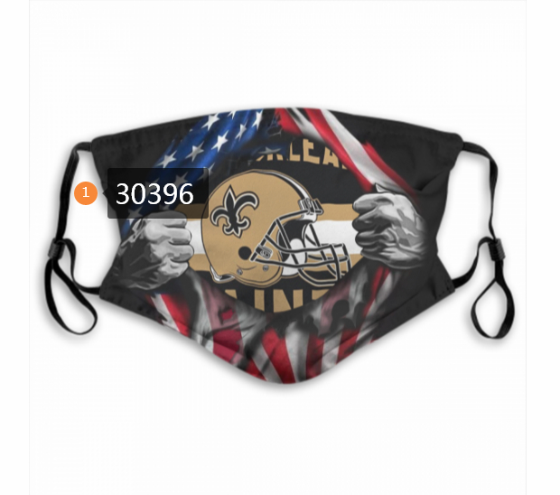 New-Orleans-Saints-Team-Face-Mask-Cover-with-Earloop-30396