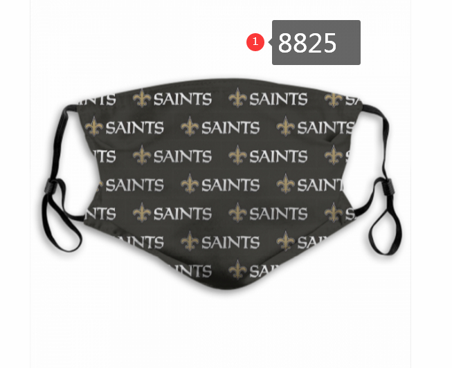 New-Orleans-Saints-Team-Face-Mask-Cover-with-Earloop-8825