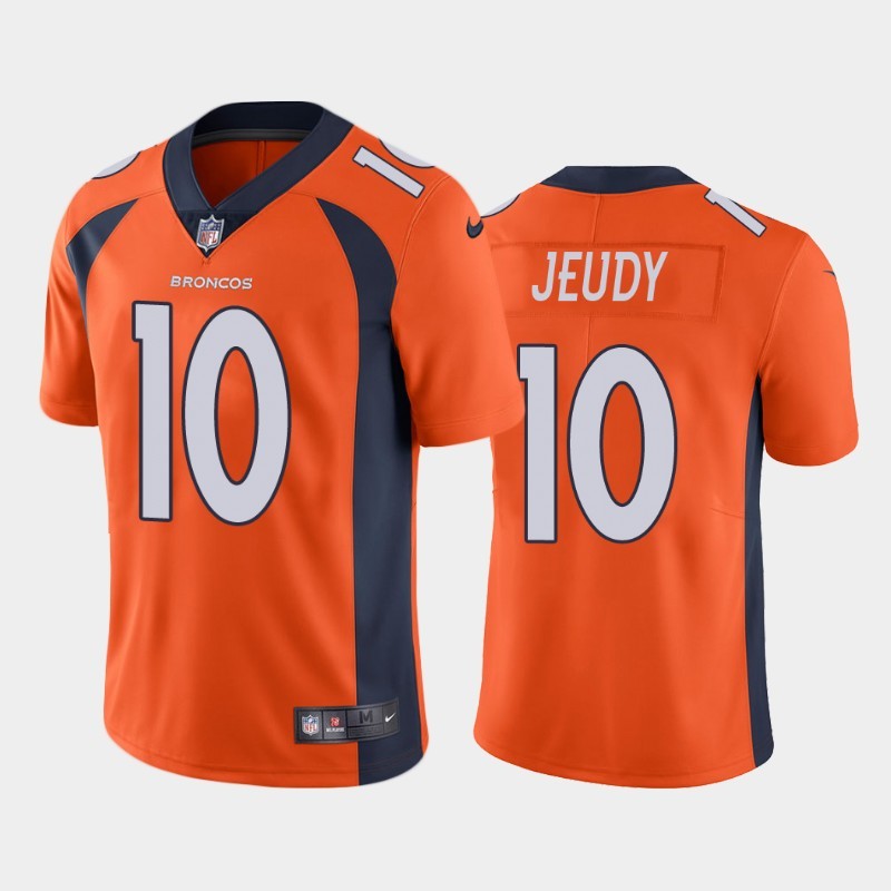 Nike Broncos 10 Jerry Jeudy Orange 2020 NFL Draft First Round Pick Vapor Untouchable Limited Jersey