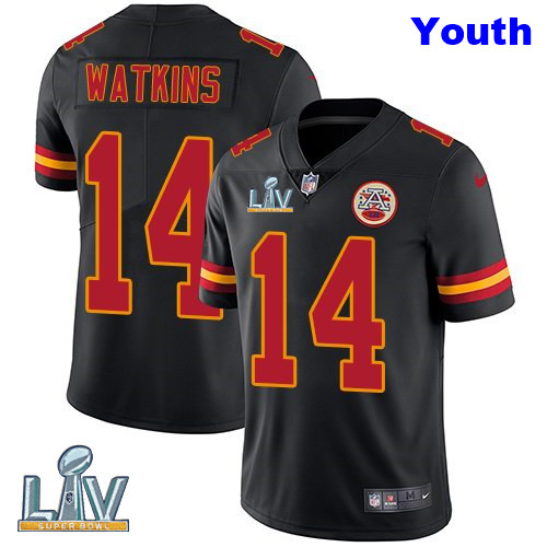 Nike Chiefs 14 Sammy Watkins Black Youth Vapor Untouchable Limited Jersey