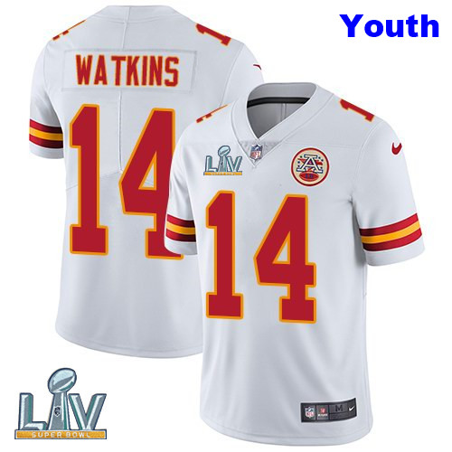 Nike Chiefs 14 Sammy Watkins White Youth Vapor Untouchable Limited Jersey