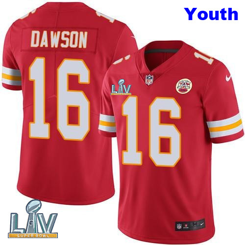 Nike Chiefs 16 Len Dawson II Red Youth Vapor Untouchable Limited Jersey