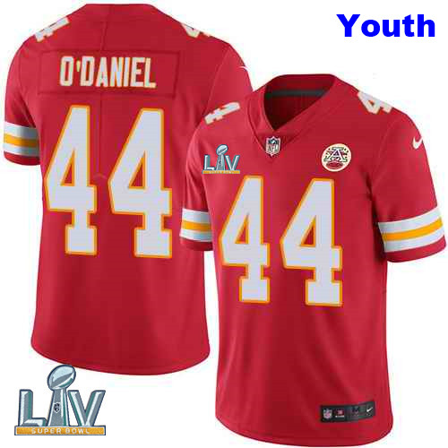 Nike Chiefs 44 Dorian O'Daniel Red Youth Vapor Untouchable Limited Jersey