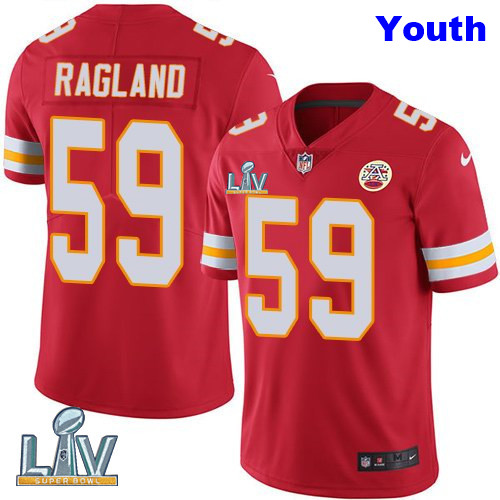 Nike Chiefs 59 Reggie Ragland Red Youth Vapor Untouchable Limited Jersey