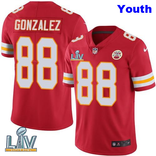 Nike Chiefs 88 Tony Gonzalez Red Youth Vapor Untouchable Limited Jersey