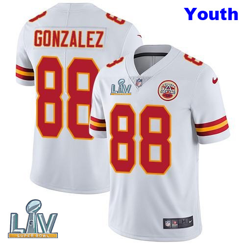 Nike Chiefs 88 Tony Gonzalez White Youth Vapor Untouchable Limited Jersey