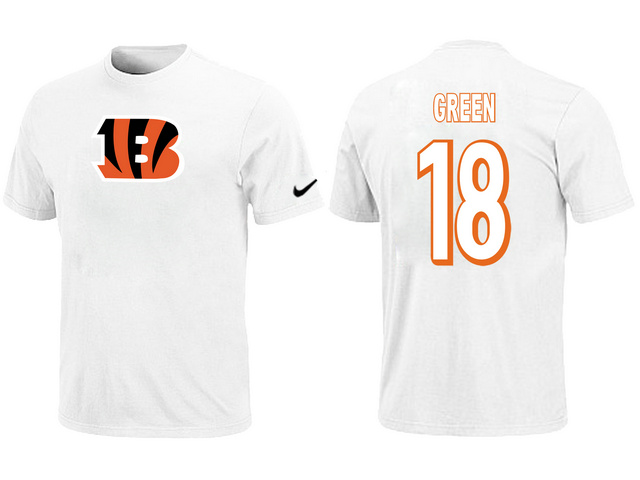 Nike Cincinnati Bengals A.J. Green Name & Number T-Shirt White