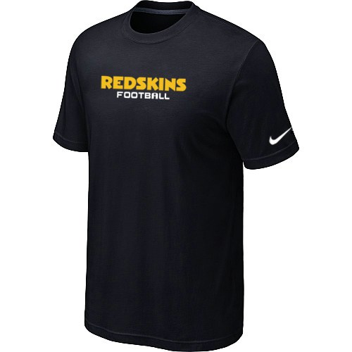 Nike Washington Redskins Sideline Legend Authentic Font T-Shirt BLack