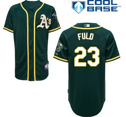 Oakland Athletics #23 Sam Fuld 2014 Dark Green Jersey