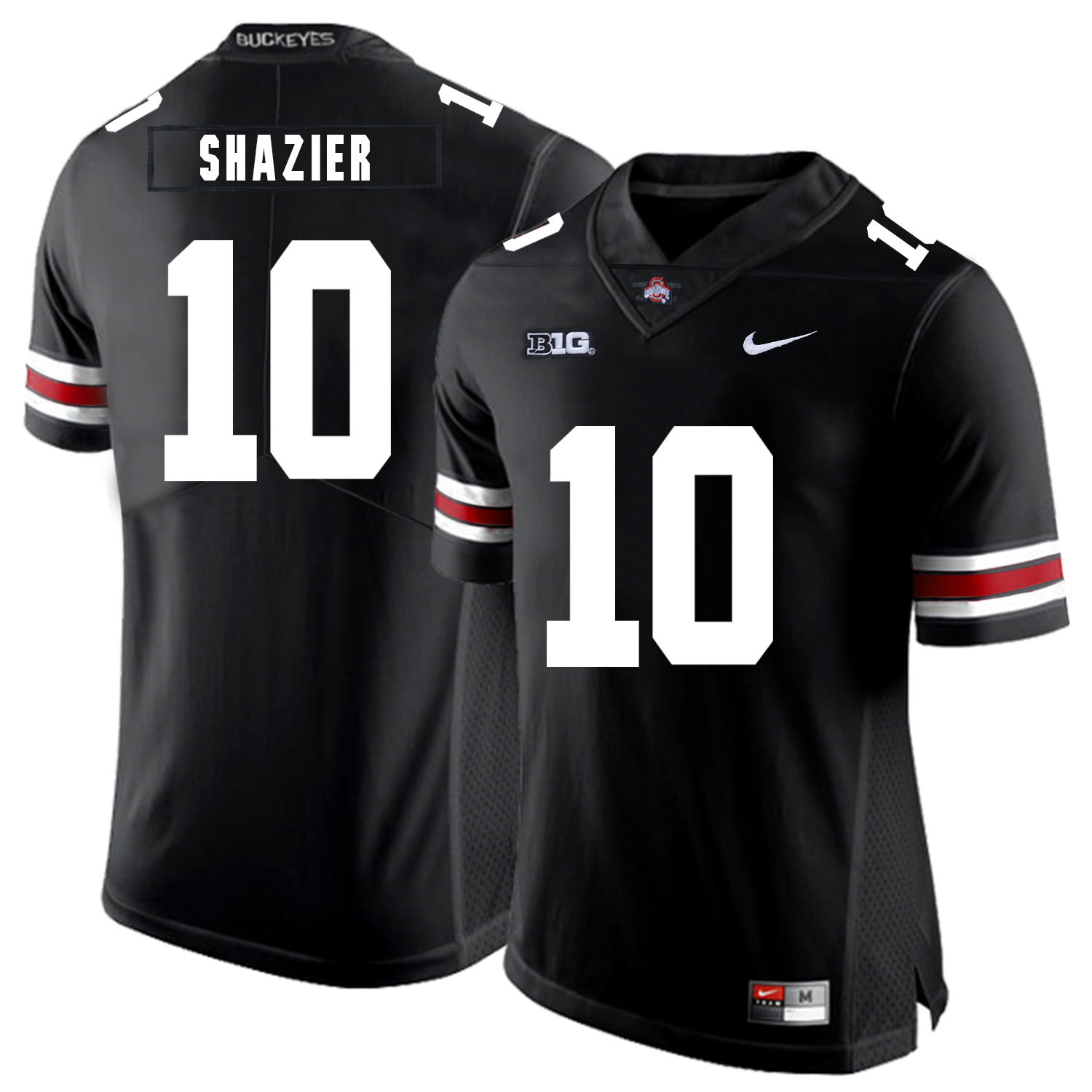 Ohio State Buckeyes 10 Ryan Shazier Black Nike College Football Jersey