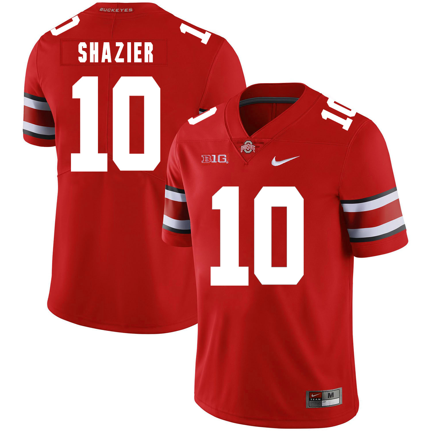 Ohio State Buckeyes 10 Ryan Shazier Red Nike College Football Jersey