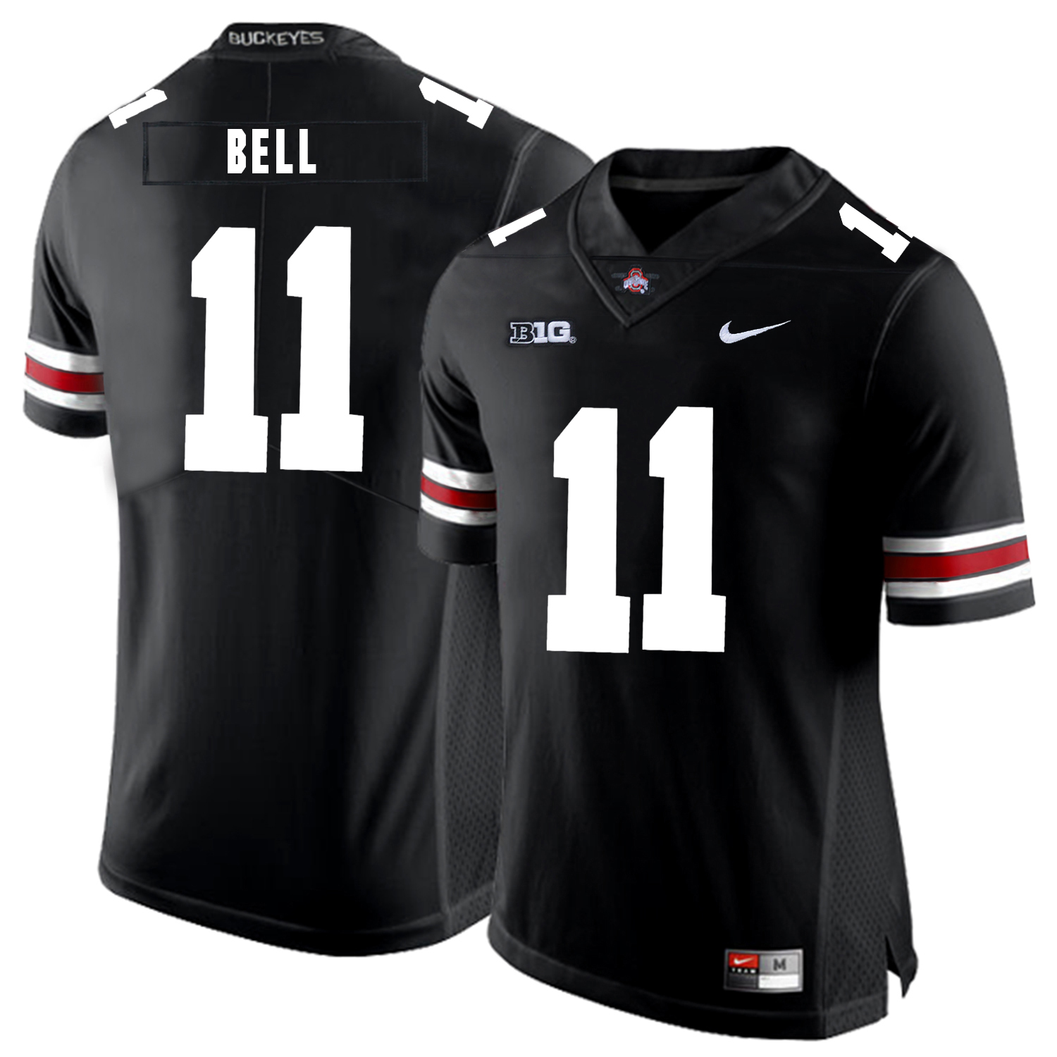 Ohio State Buckeyes 11 Vonn Bell Black Nike College Football Jersey