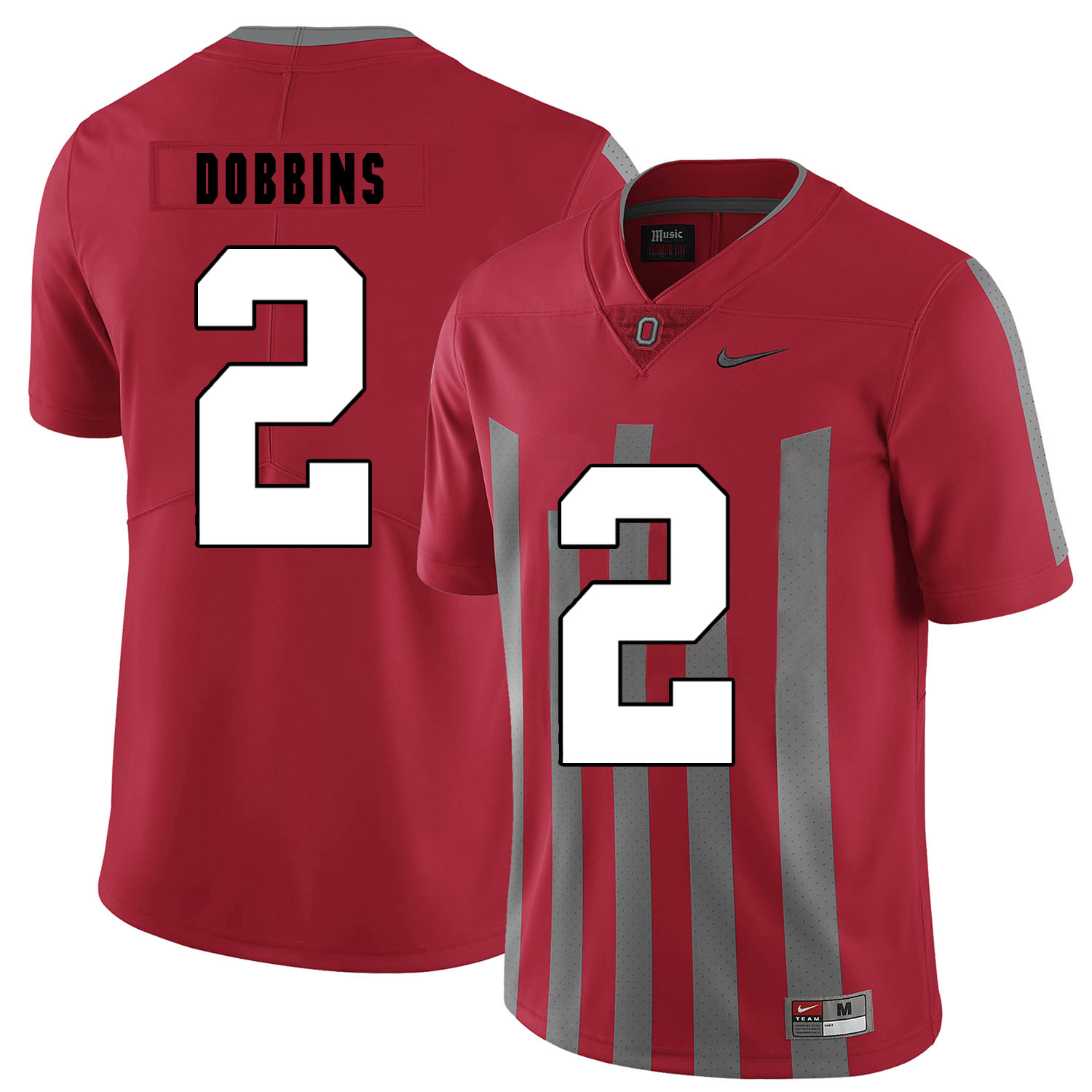 Ohio State Buckeyes 2 J.K. Dobbins Red Elite Nike College Football Jersey