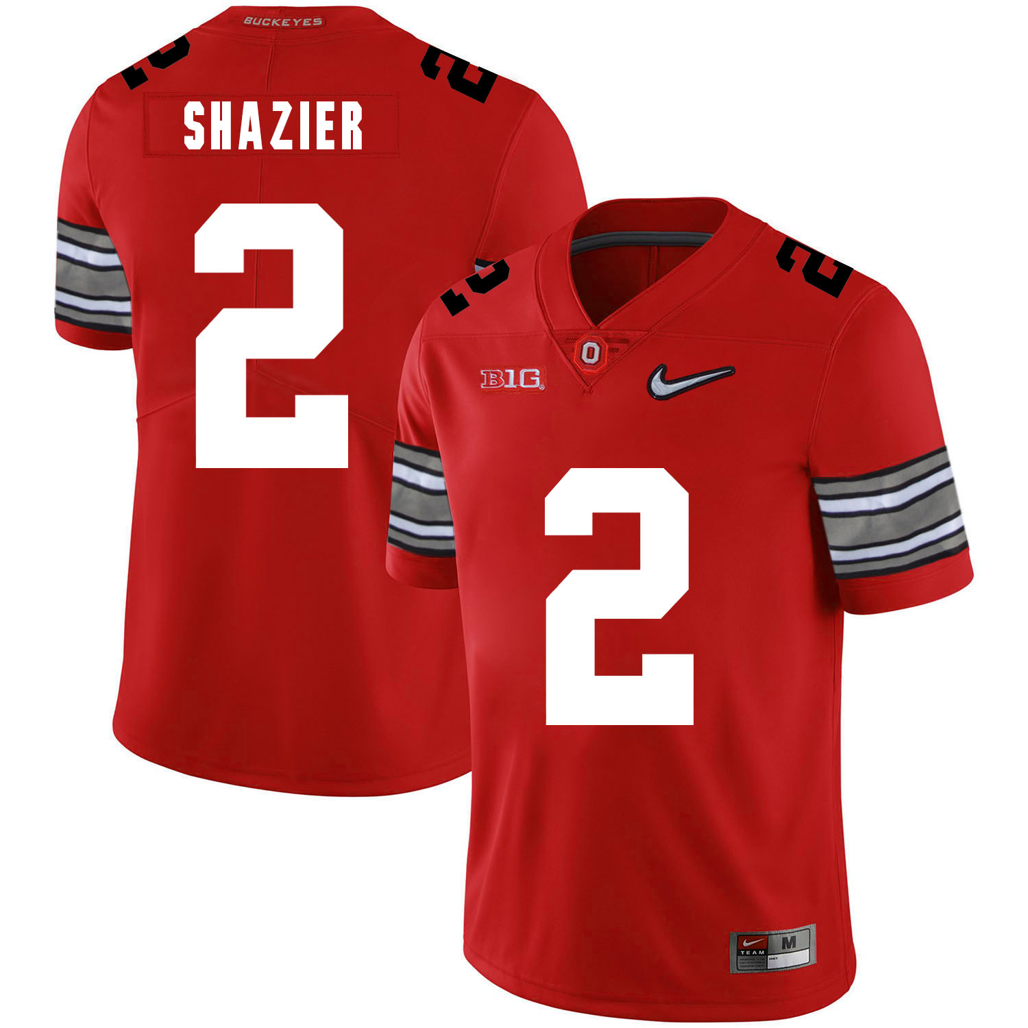 Ohio State Buckeyes 2 Ryan Shazier Red Diamond Nike Logo College Football Jersey