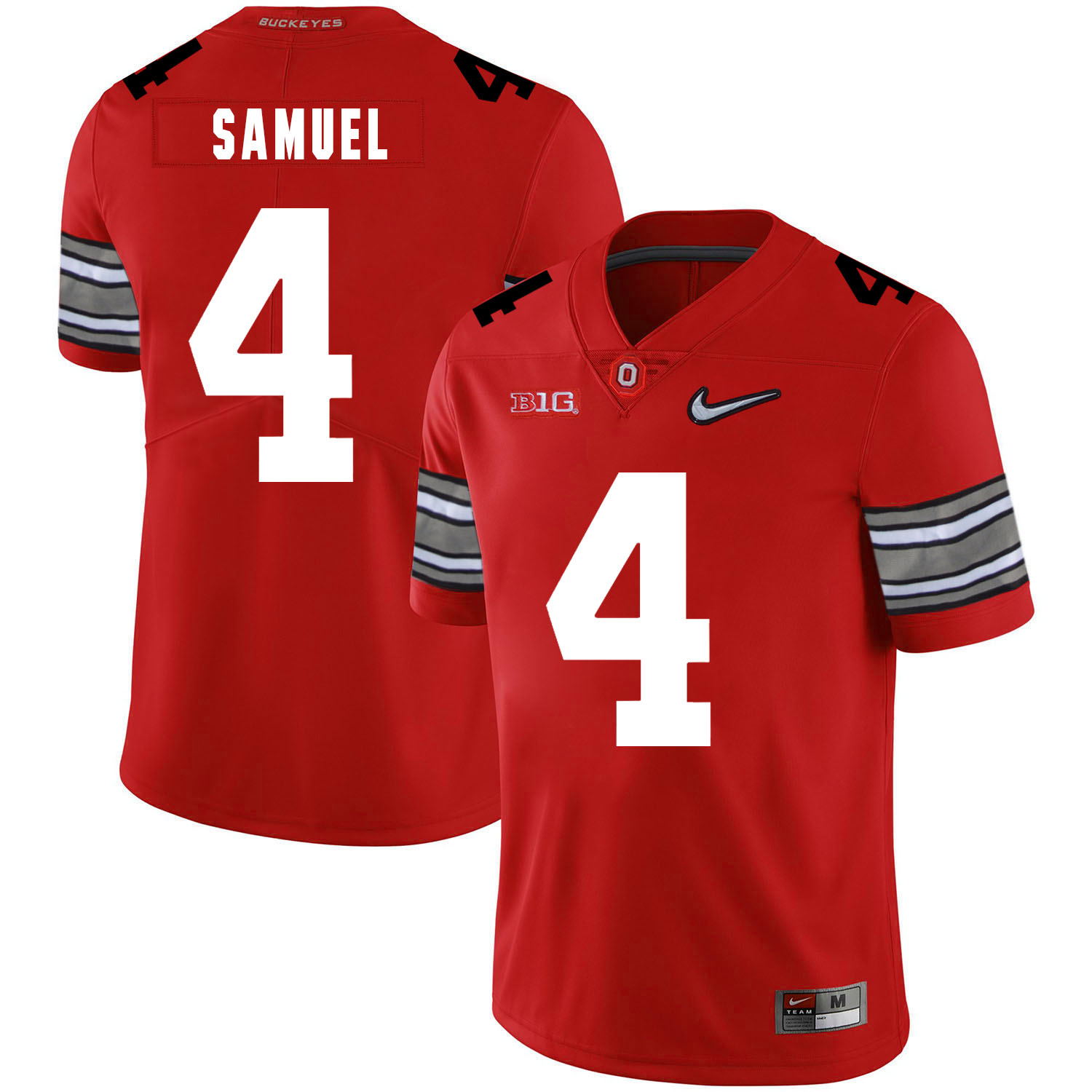 Ohio State Buckeyes 4 Curtis Samuel Red Diamond Nike Logo College Football Jersey