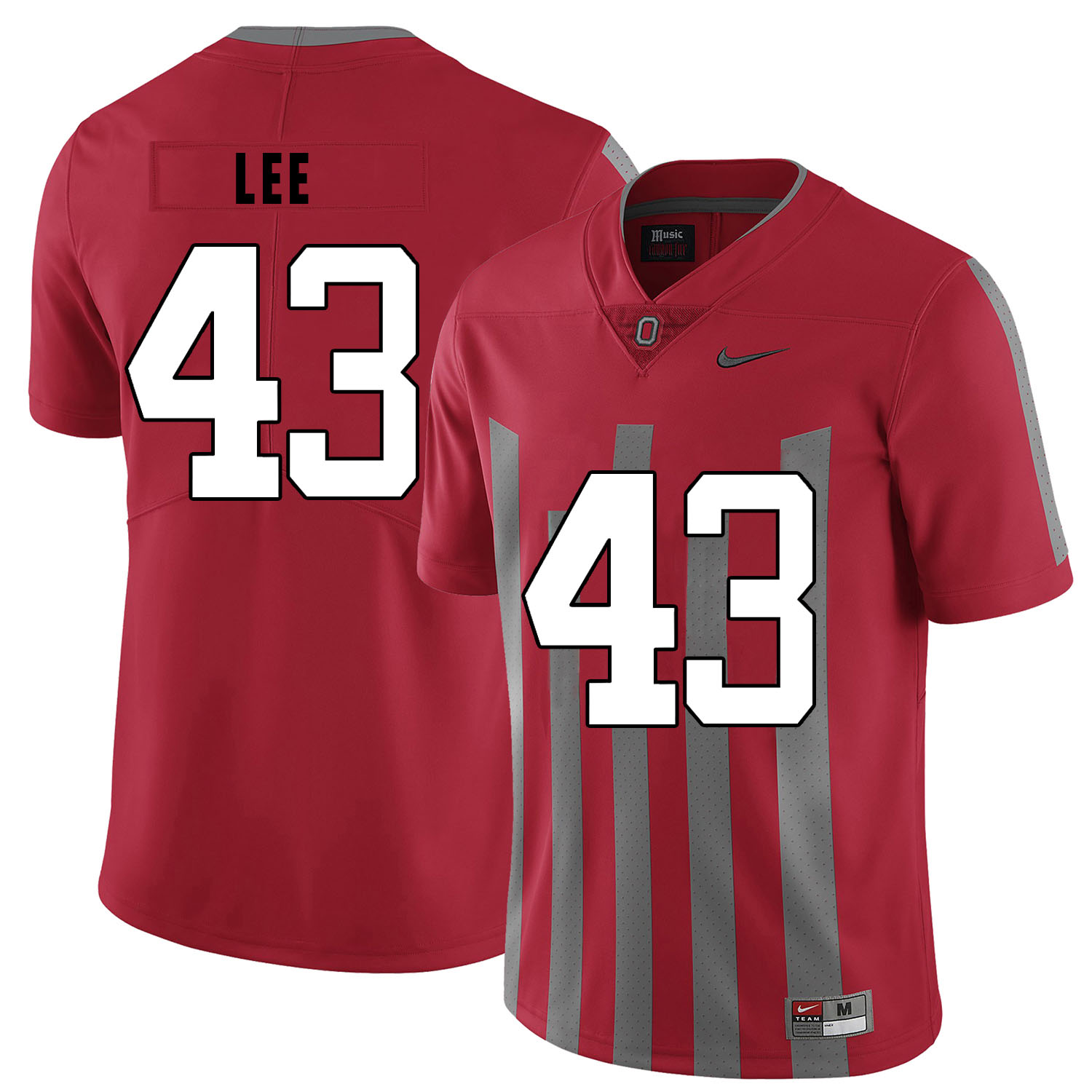 Ohio State Buckeyes 43 Darron Lee Red Elite Nike College Football Jersey