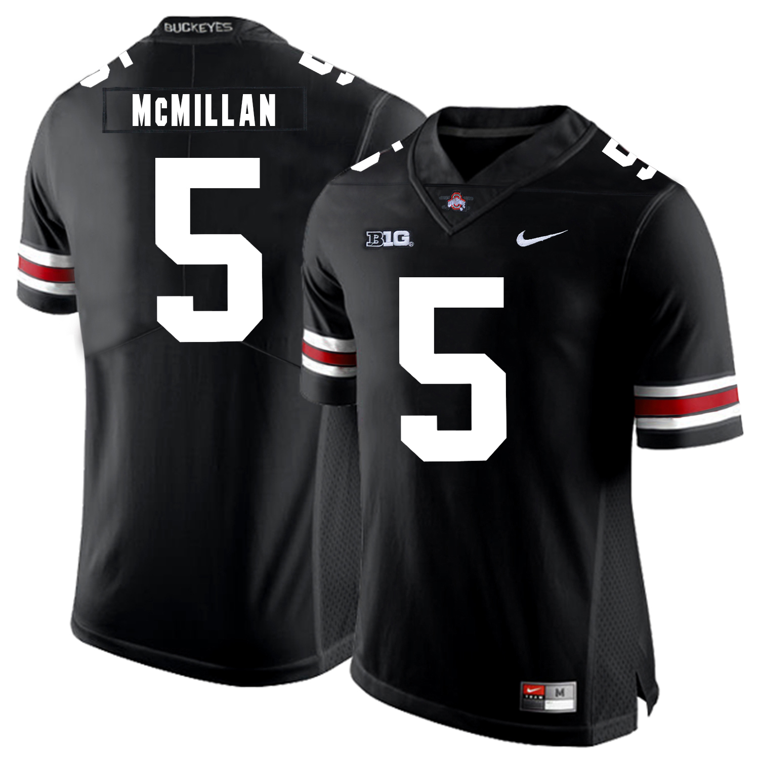 Ohio State Buckeyes 5 Raekwon McMillan Black Nike College Football Jersey