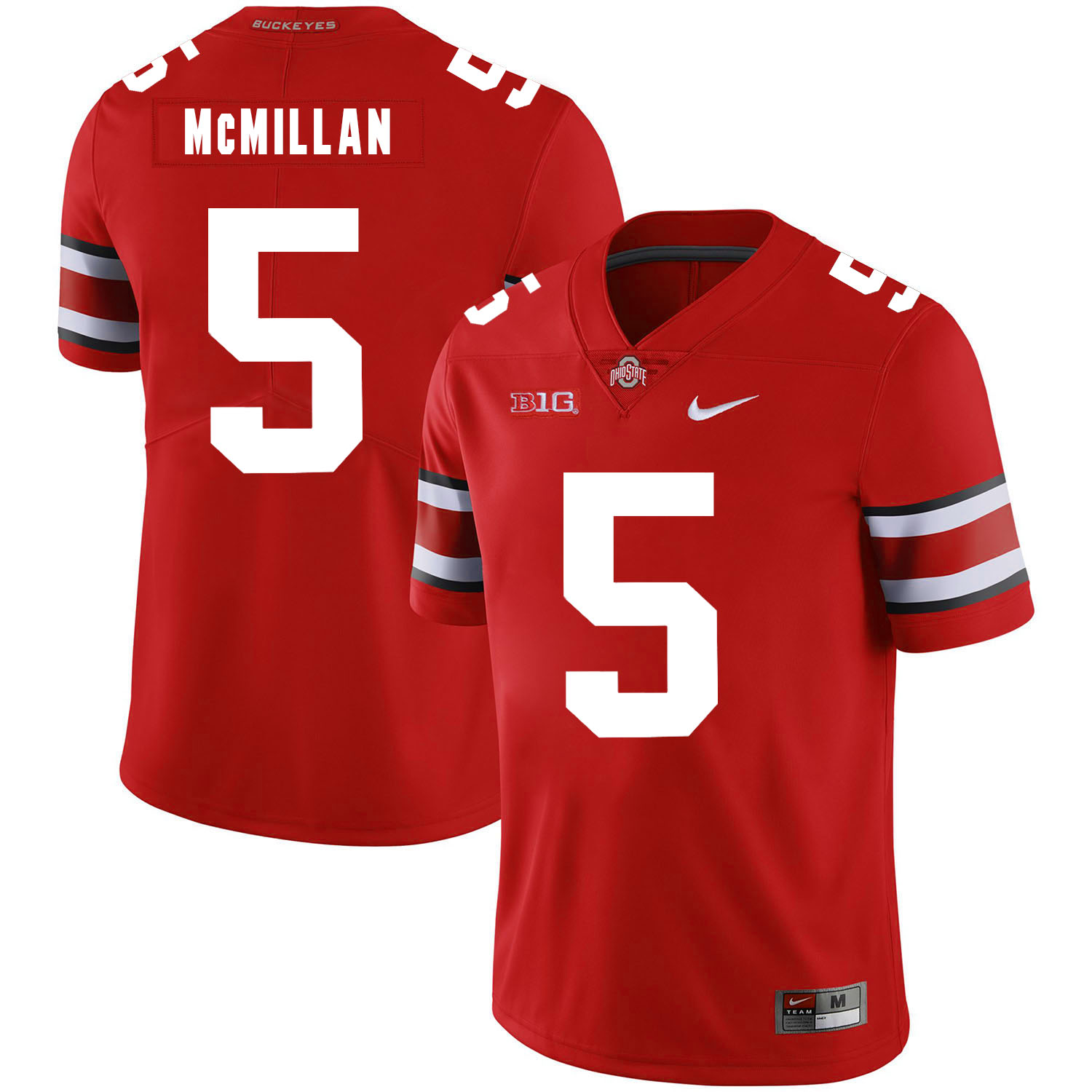 Ohio State Buckeyes 5 Raekwon McMillan Red Nike College Football Jersey