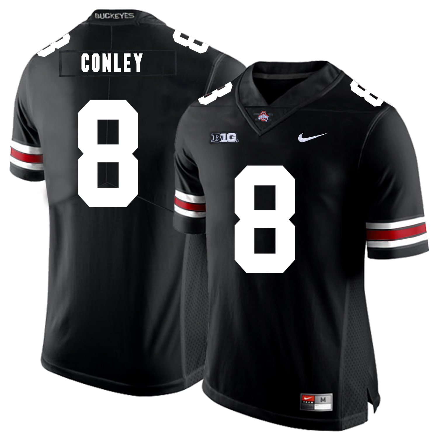 Ohio State Buckeyes 8 Gareon Conley Black Nike College Football Jersey