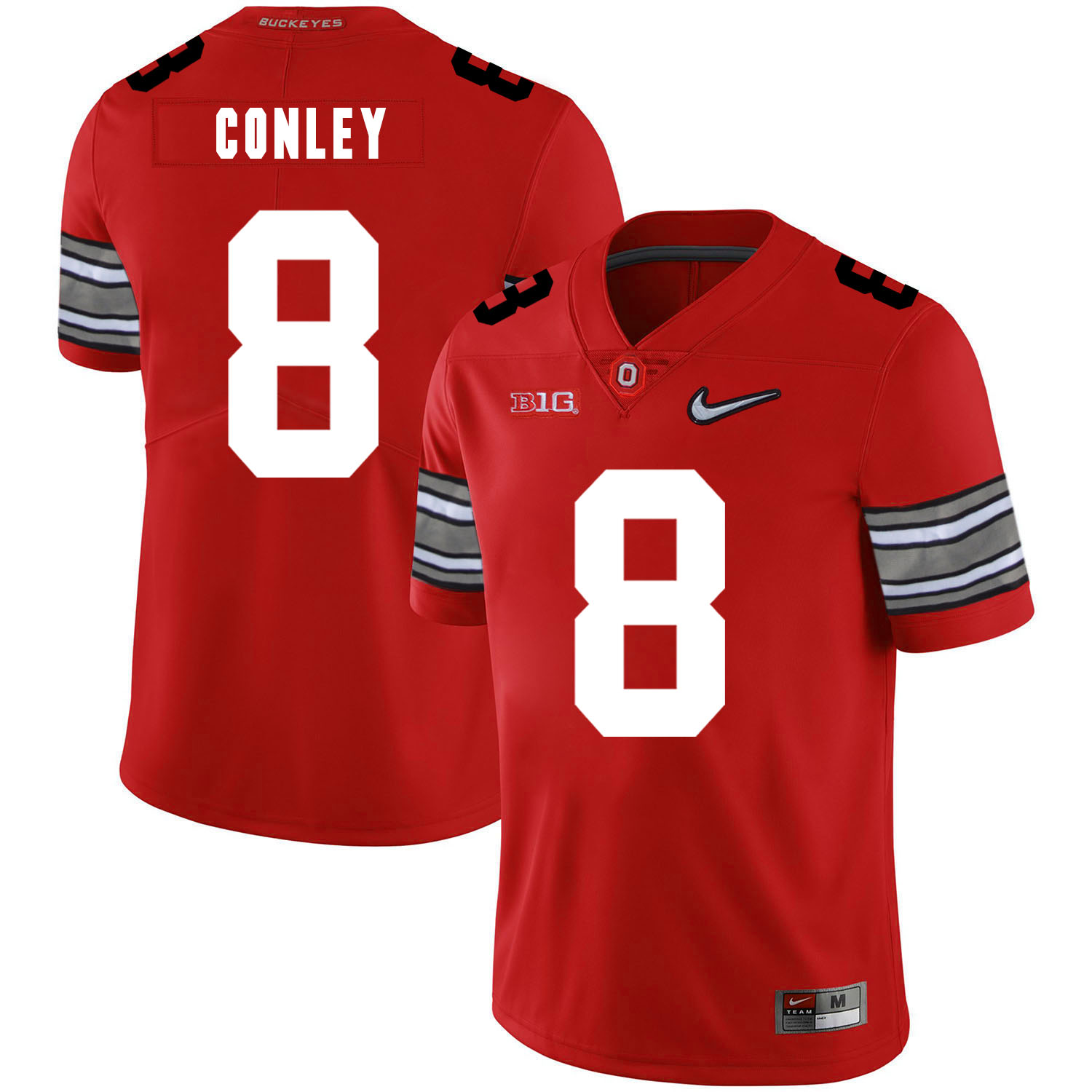 Ohio State Buckeyes 8 Gareon Conley Red Diamond Nike Logo College Football Jersey