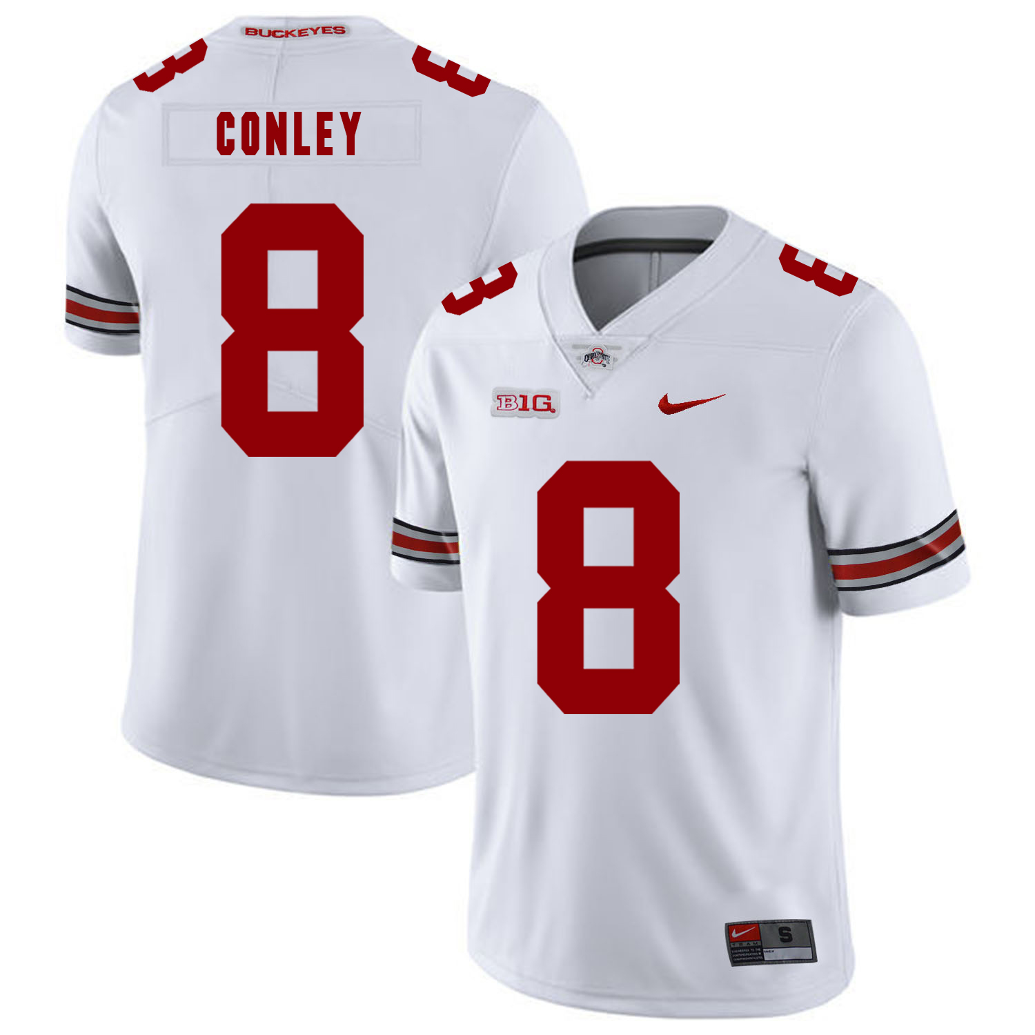 Ohio State Buckeyes 8 Gareon Conley White Nike College Football Jersey