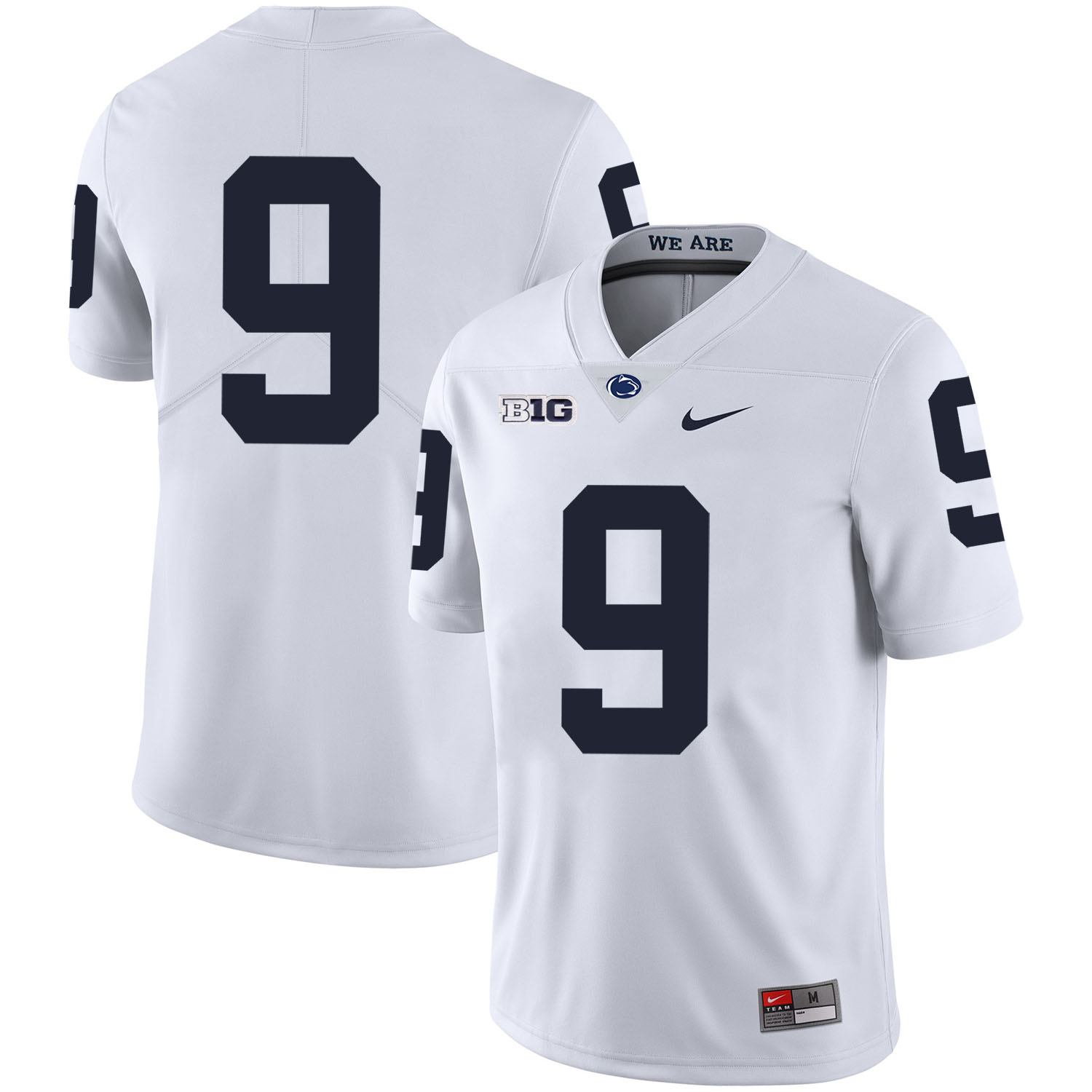 Penn State Nittany Lions 9 Jordan Lucas White Nike College Football Jersey