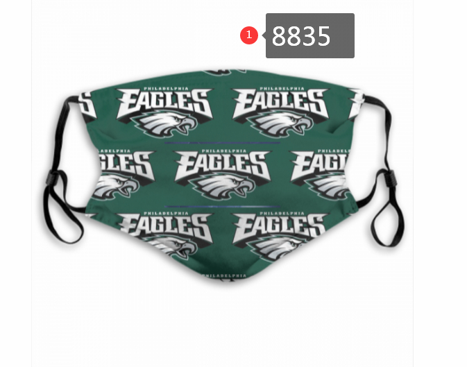 Philadelphia-Eagles-Team-Face-Mask-Cover-with-Earloop-8835