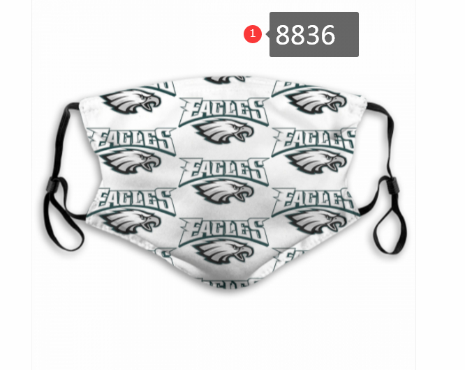 Philadelphia-Eagles-Team-Face-Mask-Cover-with-Earloop-8836