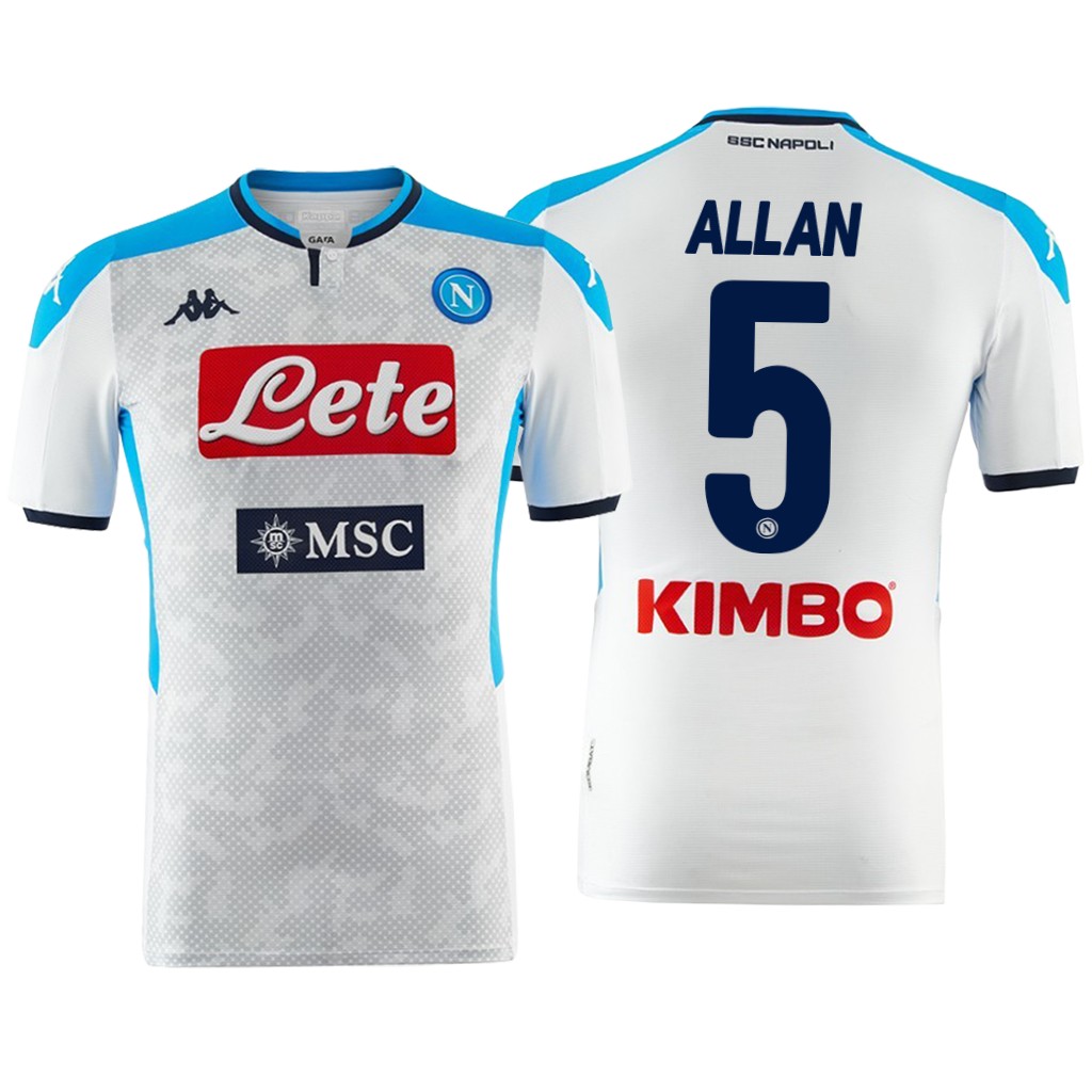 SSC Napoli #5 Allan Third Official Jersey 19-20