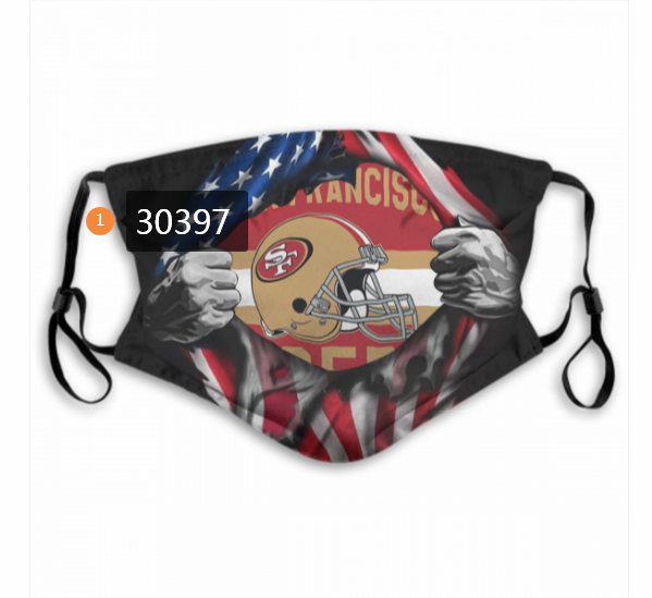 San-Francisco-49ers-Team-Face-Mask-Cover-with-Earloop-30397