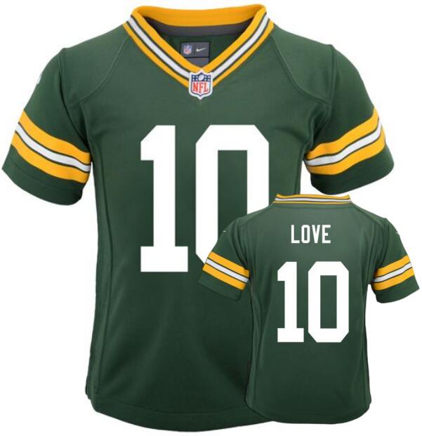 Toddler Green Bay Packers #10 Jordan Love Nike Green Home Game Jersey