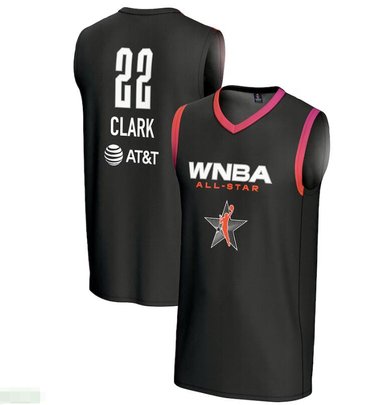 Youth/Women/Men Caitlin Clark GameDay Greats #22 Black 2024 WNBA All-Star Game Lightweight Replica Unisex Jersey