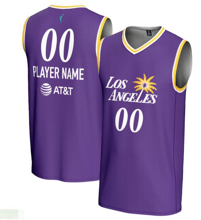Unisex Los Angeles Sparks GameDay Greats Custom Pick-A-Player Lightweight Replica Jersey - Purple