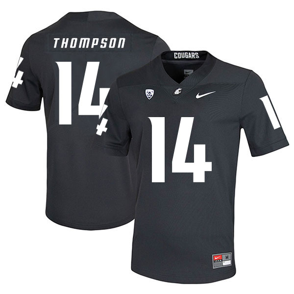 Washington State Cougars 14 Jack Thompson Black College Football Jersey